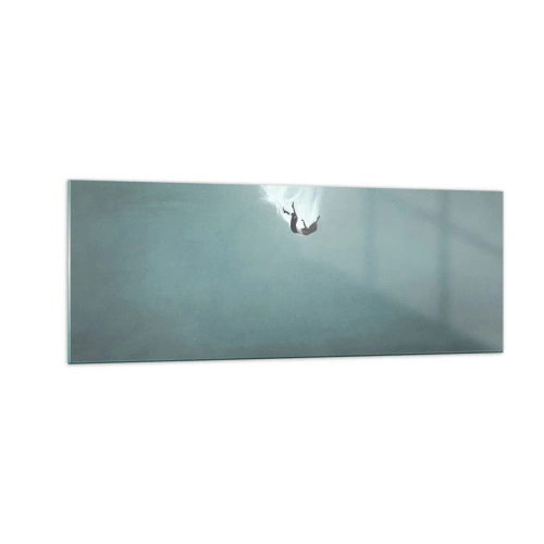 Billede på glas - I havets favntag - 140x50 cm