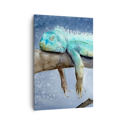 Lærredstryk - Billede på lærred - Det er godt! - 70x100 cm