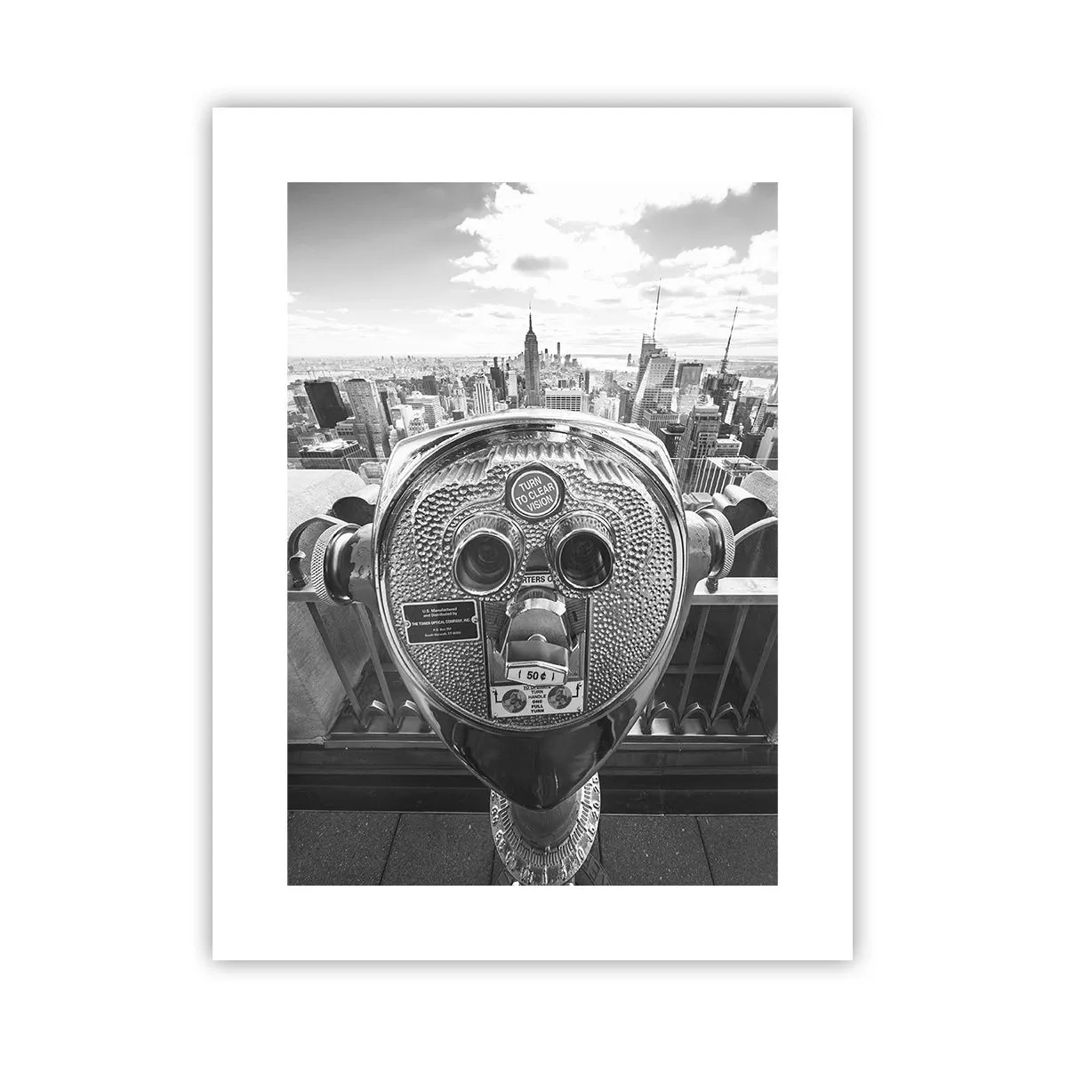 Plakat - Byen over byer - 30x40 cm