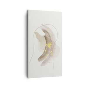 Lærredstryk - Billede på lærred - Mødt i rummet - 45x80 cm