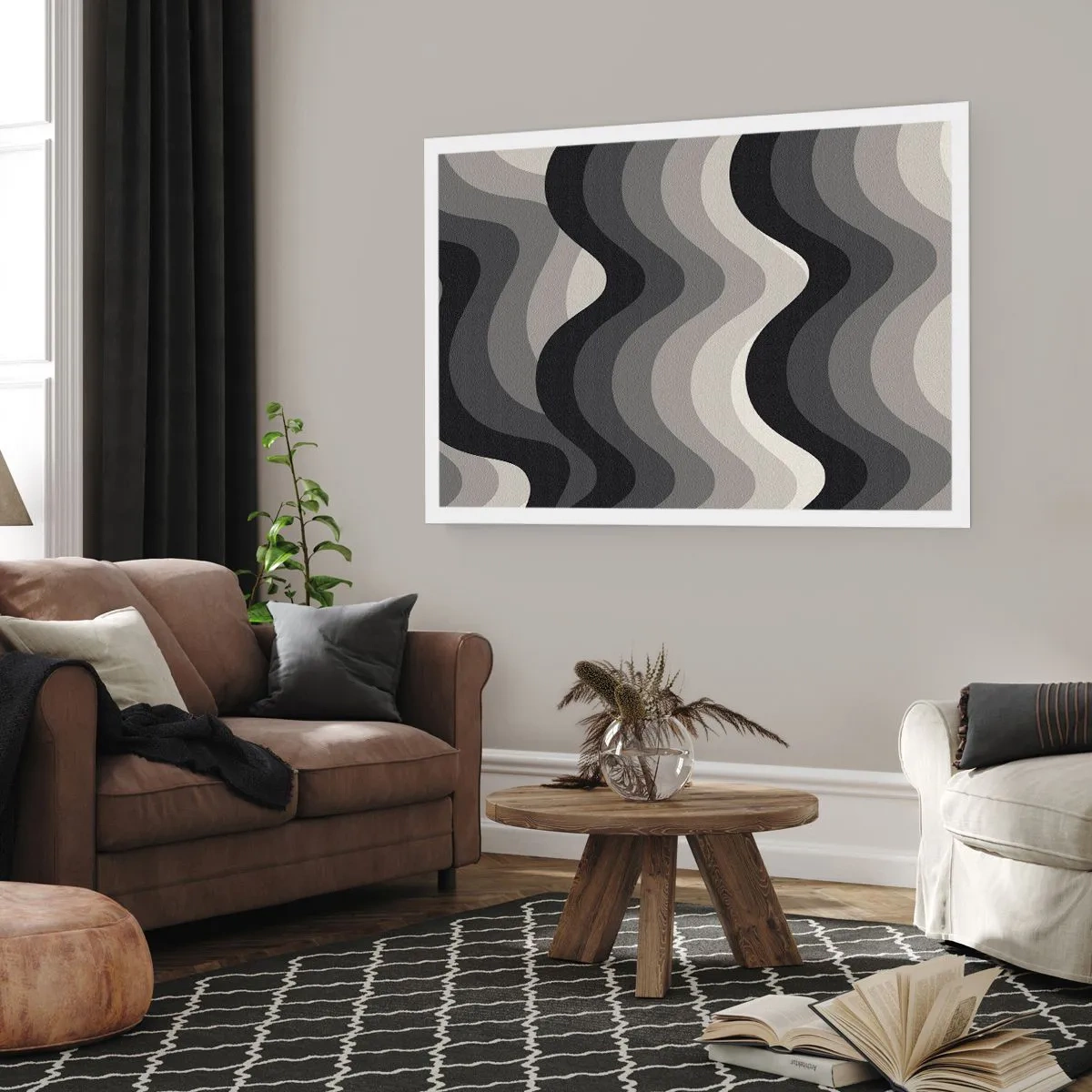 Plakat - Bølge efter bølge - 91x61 cm