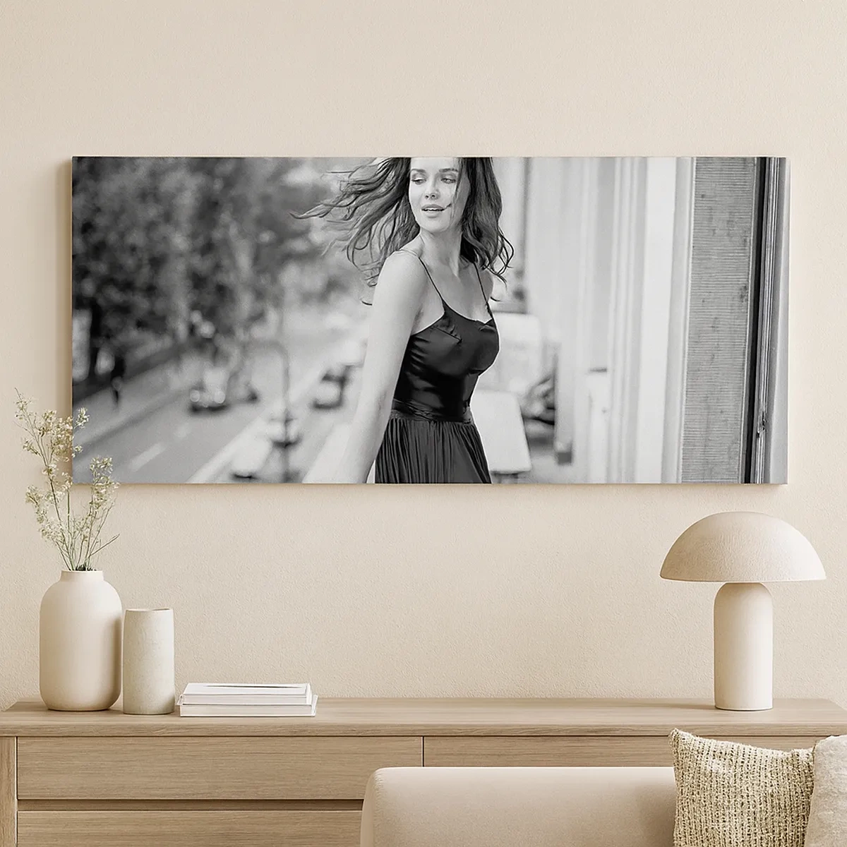 Lærredstryk - Billede på lærred - Bestemt en pariser - 30x30 cm