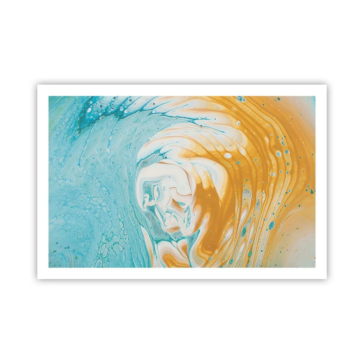 Plakat - Pastel hvirvel - 91x61 cm