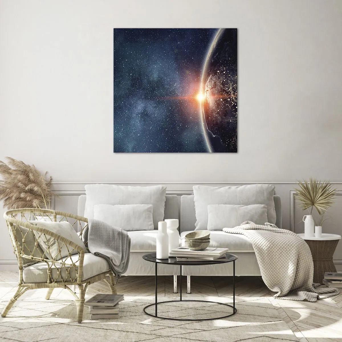 Billede på glas - I det nye perspektiv - 60x60 cm