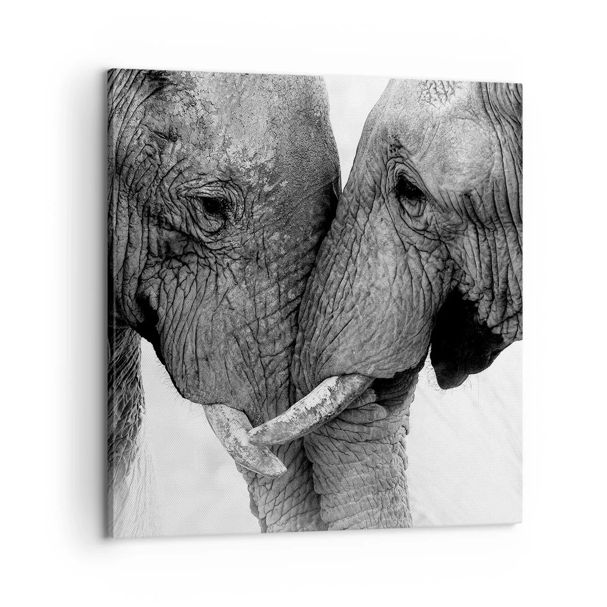 Lærredstryk - Billede på lærred - Hjertelig tilståelse - 60x60 cm