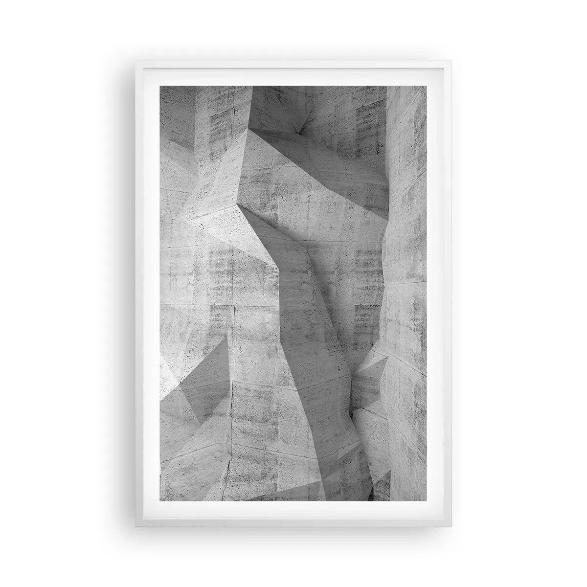 Plakat i hvid ramme - En ægte udfordring - 61x91 cm