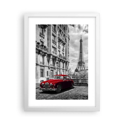 Plakat i hvid ramme - Rovdyr i byen - 30x40 cm