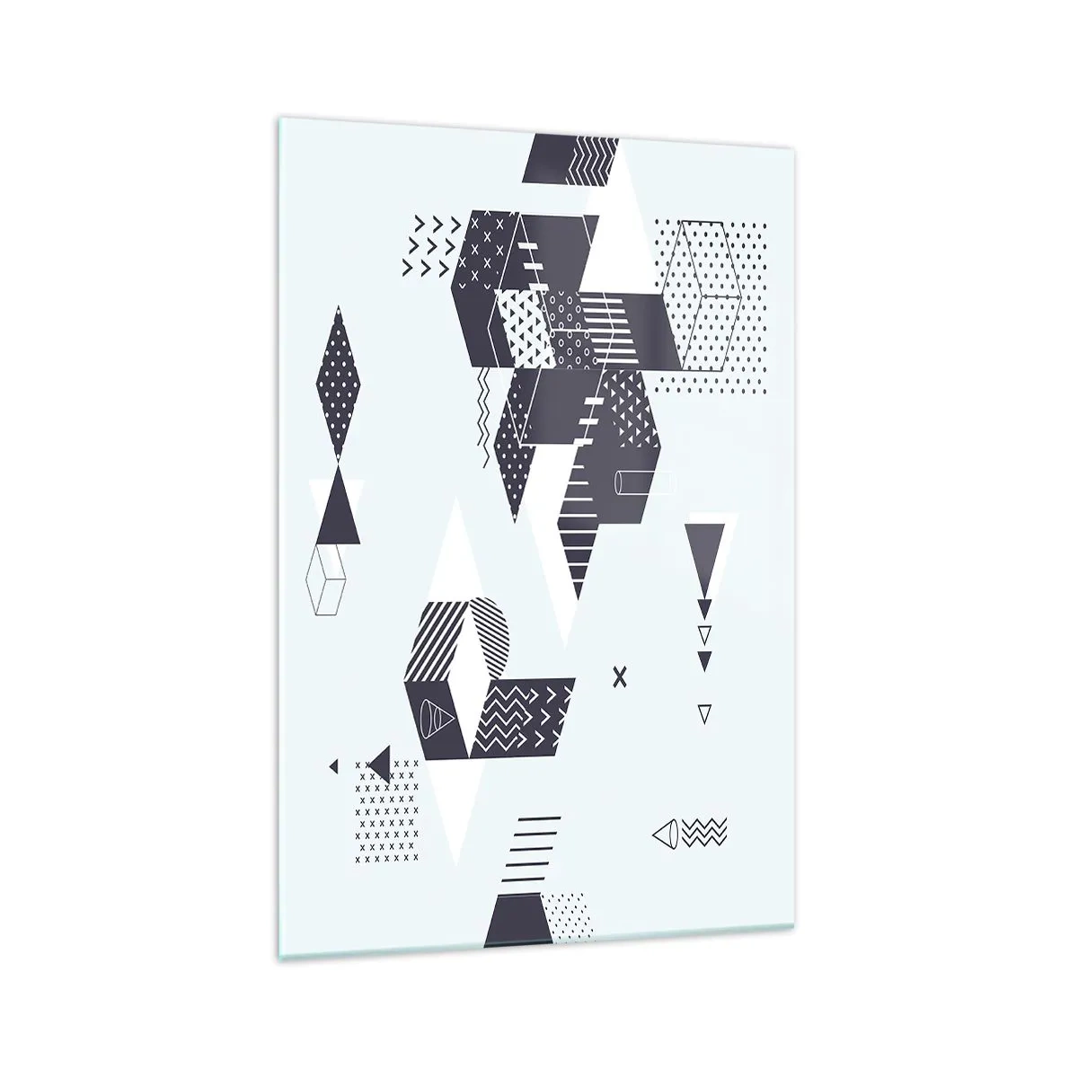 Billede på glas - I matematikkens sjæl - 70x100 cm