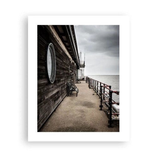 Plakat - Tiden er gået i stå - 40x50 cm