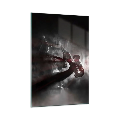 Billede på glas - I jazzens dampe - 80x120 cm