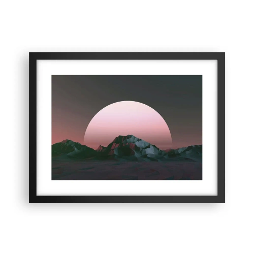 Plakat i sort ramme - I en nabogalakse - 40x30 cm