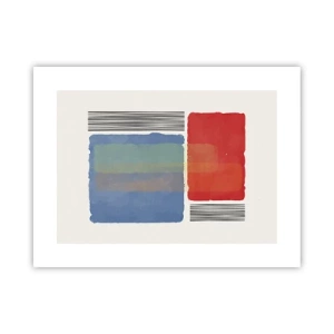 Plakat - Geometriens ånd og bogstav - 40x30 cm