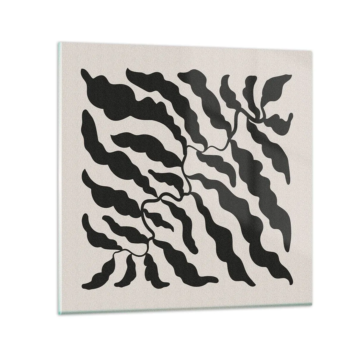 Billede på glas - En firkants natur - 30x30 cm
