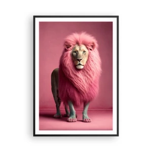 Plakat i sort ramme - Og du er ikke længere bange - 70x100 cm