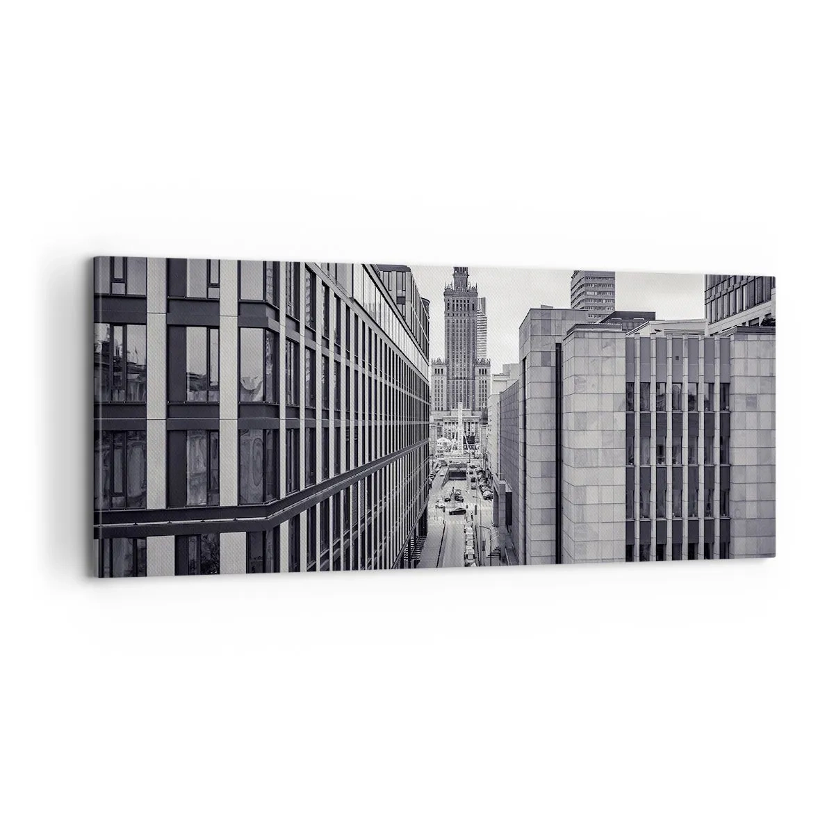 Lærredstryk - Billede på lærred - Warszawa dalen - 100x40 cm