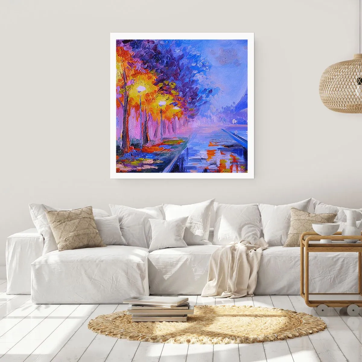 Plakat - En drømmevandring - 40x40 cm