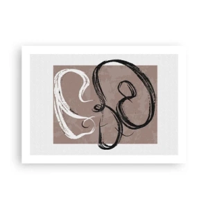 Plakat - Komposition - en søgen efter fuldstændighed - 70x50 cm