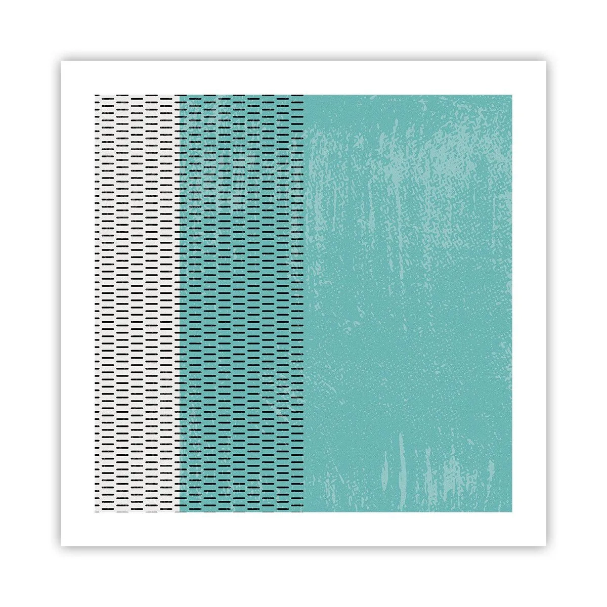 Plakat - Balanceret sammensætning - 50x50 cm