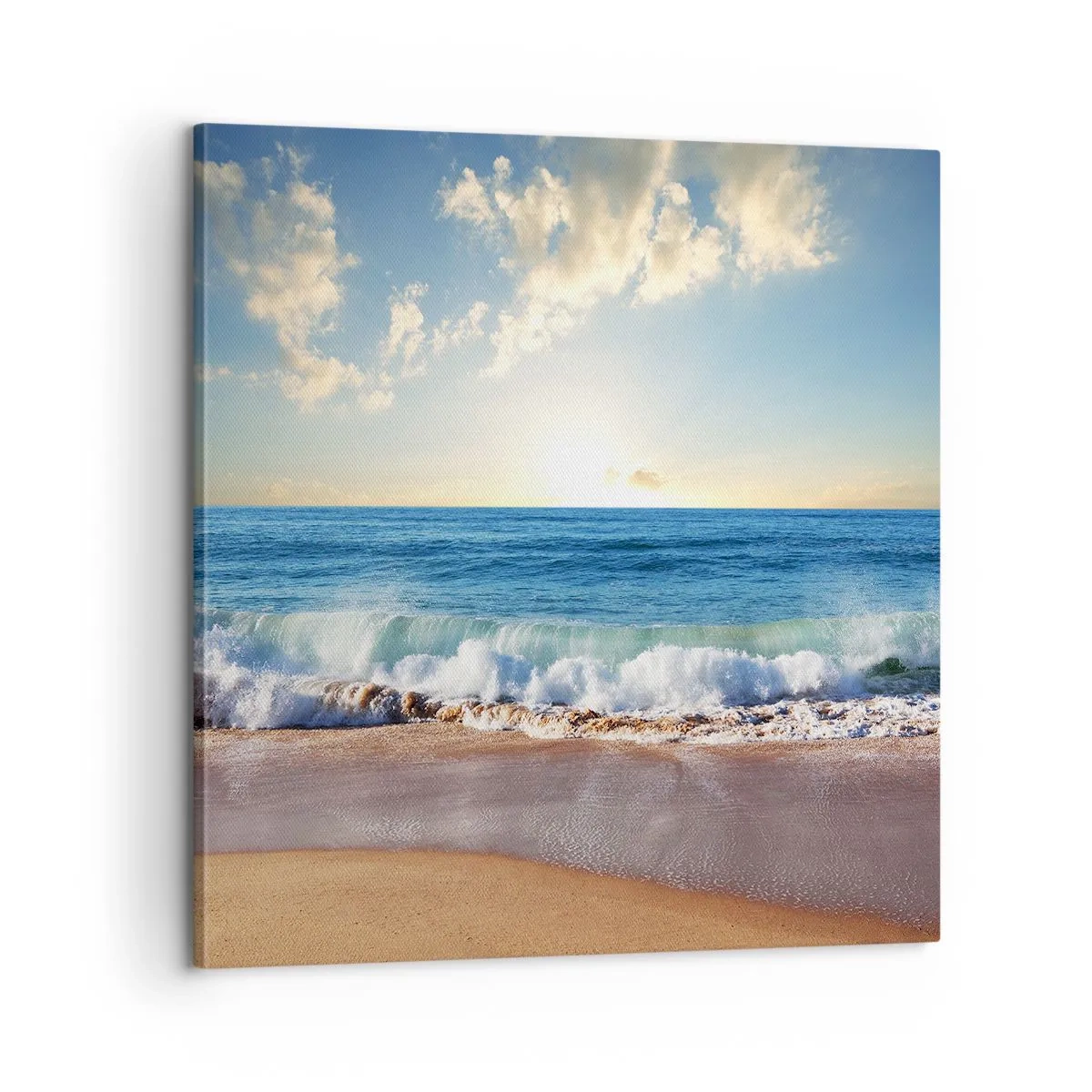 Lærredstryk - Billede på lærred - Bevægelse og stilhed på samme tid - 60x60 cm