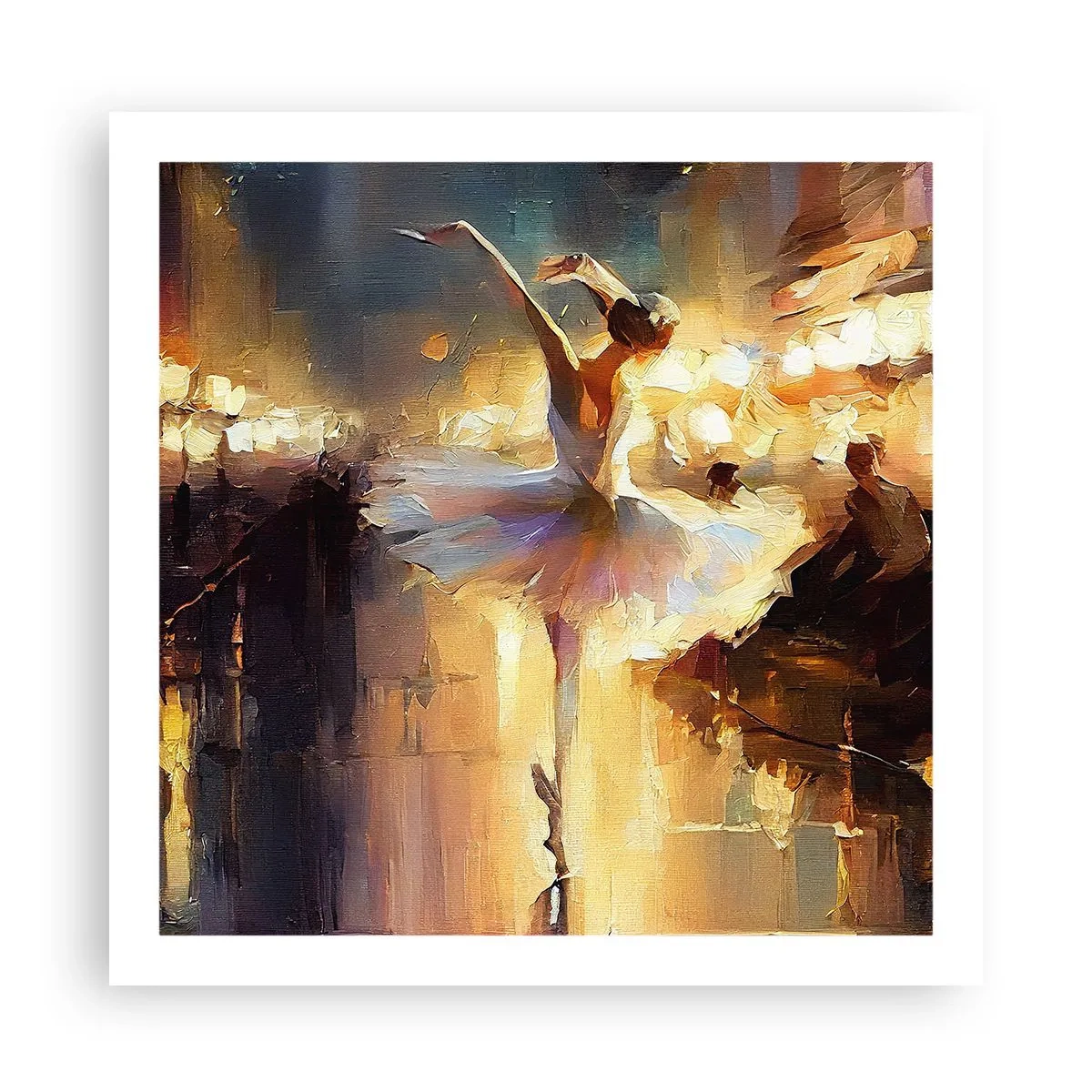 Plakat - Et mirakel på gaden - 60x60 cm