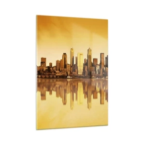 Billede på glas - Storbyens stilhed - 50x70 cm