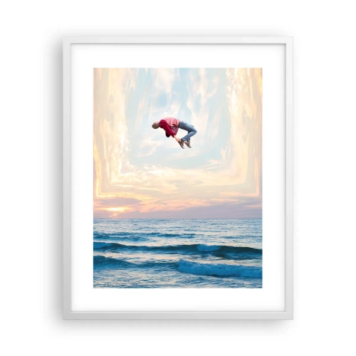 Plakat i hvid ramme - Til en anden dimension - 40x50 cm