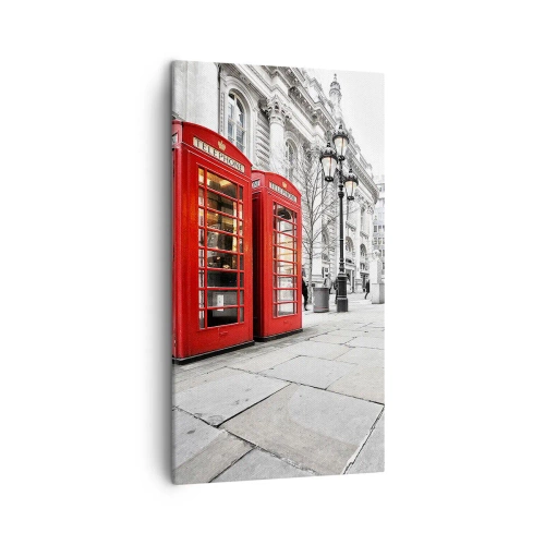 Lærredstryk - Billede på lærred - Welcome to London - 45x80 cm
