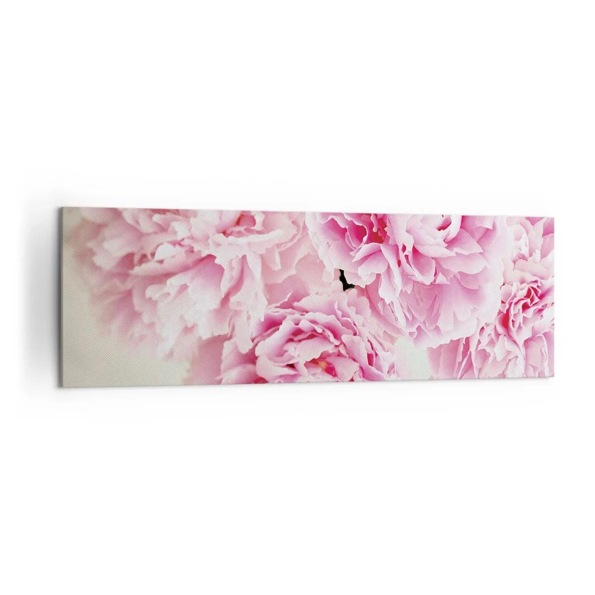 Lærredstryk - Billede på lærred - I lyserød glamour - 160x50 cm