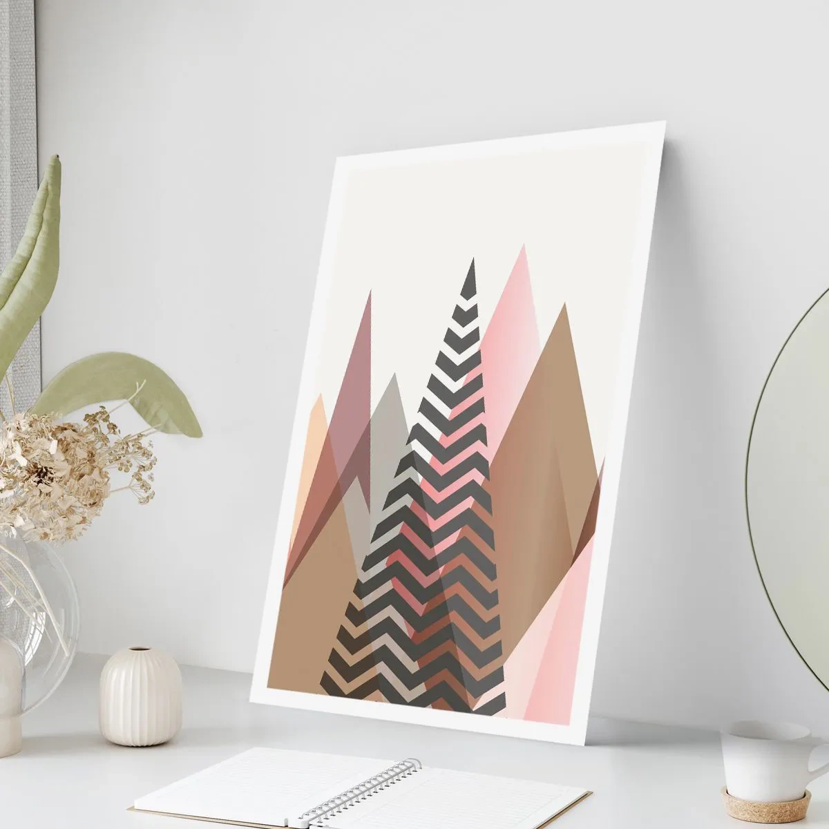 Plakat - Pyramide udsigt - 50x70 cm