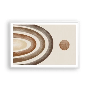 Plakat i hvid ramme - I en galakse langt, langt væk - 91x61 cm