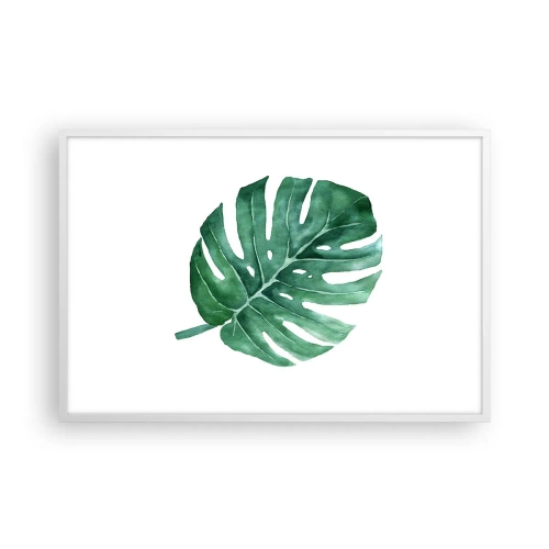 Plakat i hvid ramme - Grønt koncept - 91x61 cm