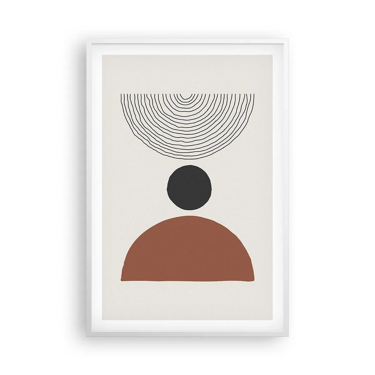 Plakat i hvid ramme - I rampelyset - 61x91 cm