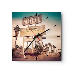 Vægur, Uret - Her er tiden standset - 30x30 cm