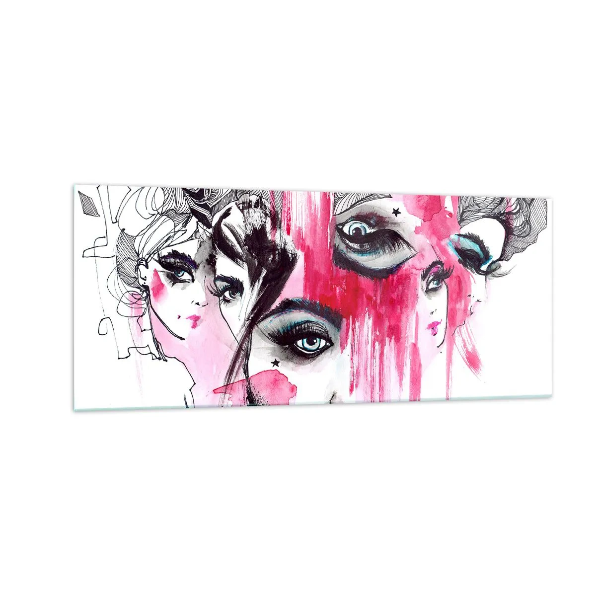 Billede på glas - , - 100x40 cm