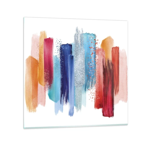 Billede på glas - Op og ned  - 60x60 cm