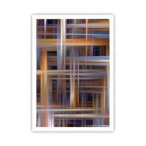 Plakat - Vævet af lys - 70x100 cm