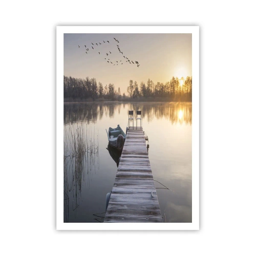 Plakat - Jeg kommer tilbage om et stykke tid - 70x100 cm