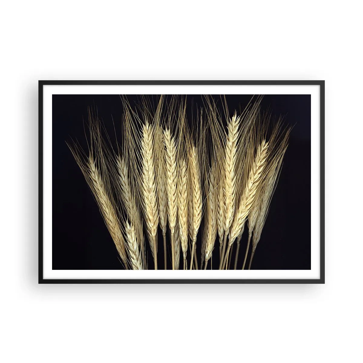 Plakat i sort ramme - Rustik magi - 100x70 cm