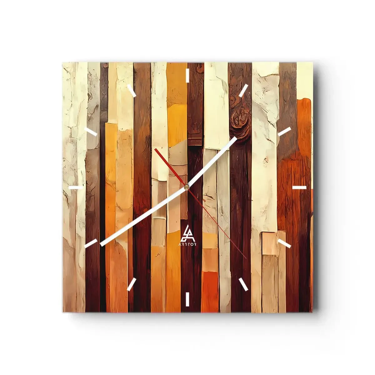 Vægur, Uret - Hymne af skovens træer - 30x30 cm