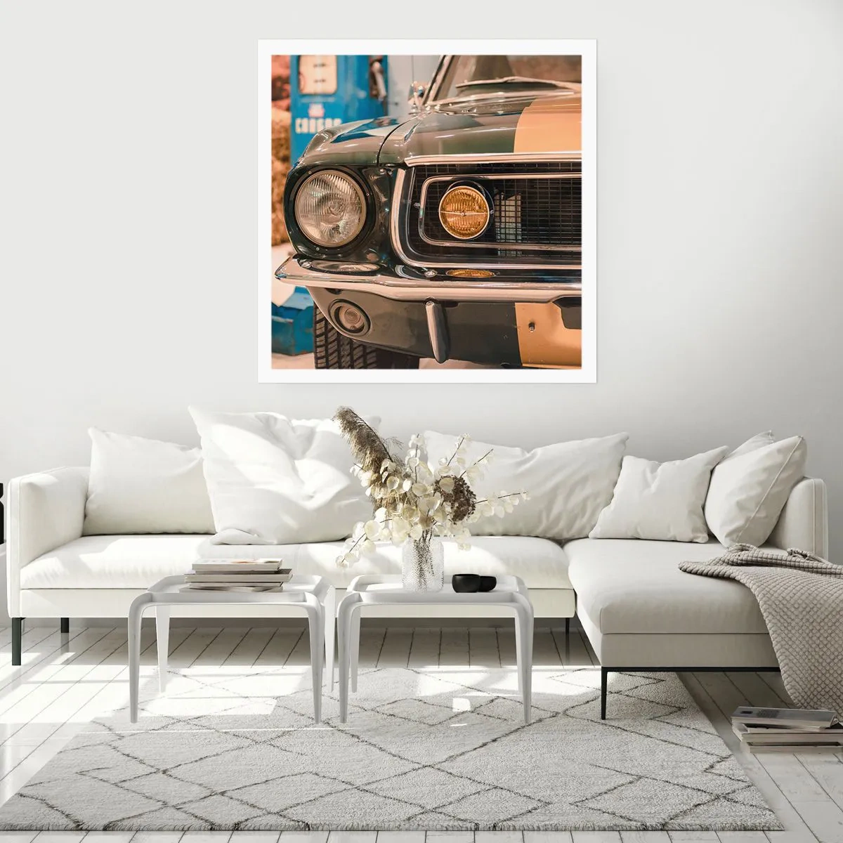 Plakat - Møde med en legende - 60x60 cm