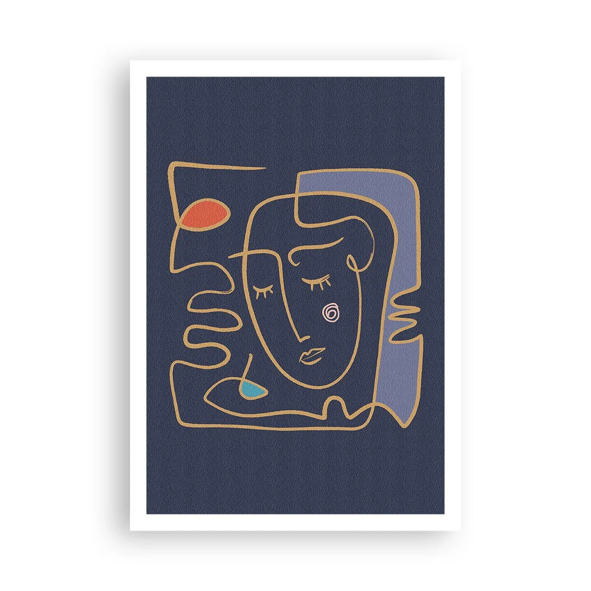 Plakat - I drømmerier - 70x100 cm