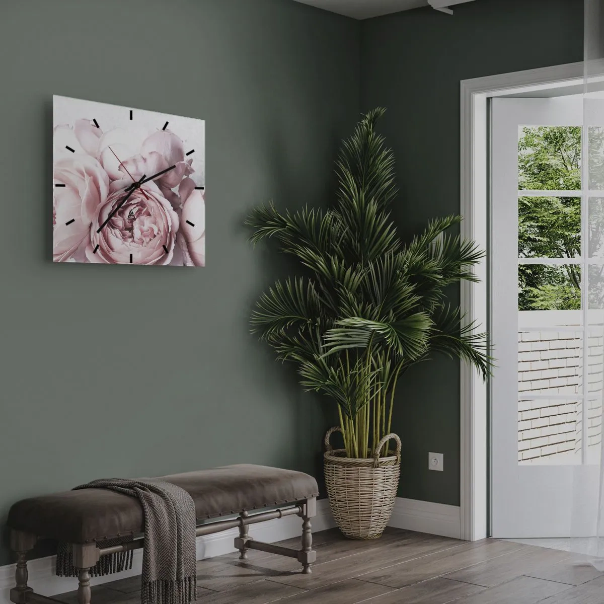 Vægur, Uret - For de romantiske - 30x30 cm