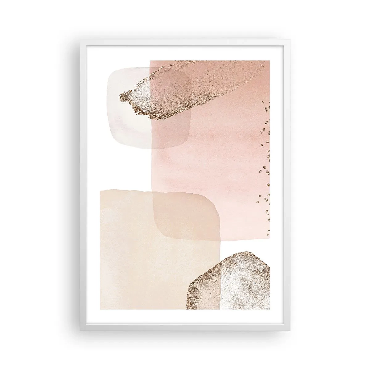 Plakat i hvid ramme - Et kig gennem farver - 50x70 cm