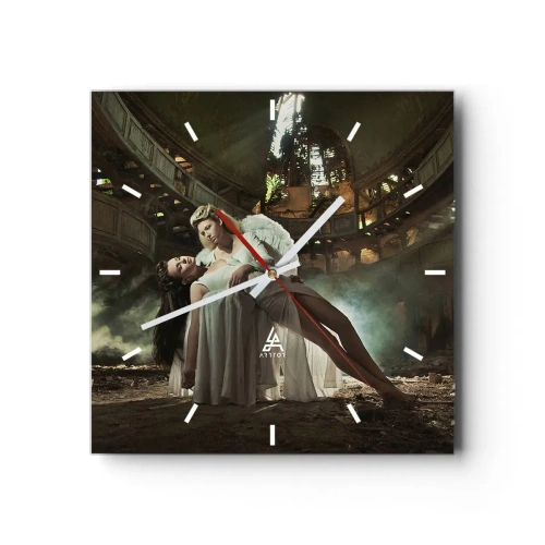 Vægur, Uret - Ånden i det gamle teater - 40x40 cm