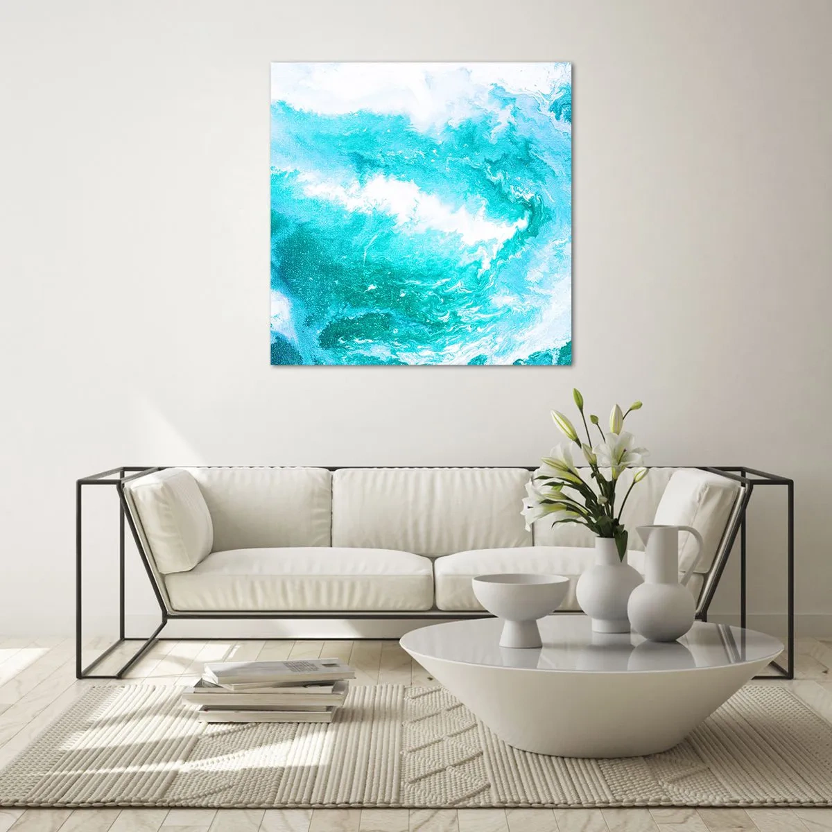 Billede på glas - I kernen af elementet - 40x40 cm