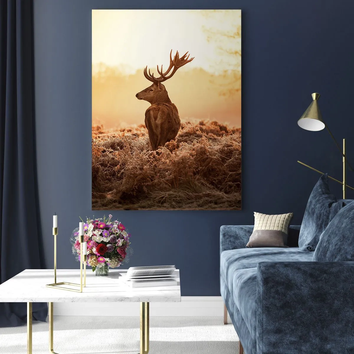 Billede på glas - Herre på godset - 80x120 cm