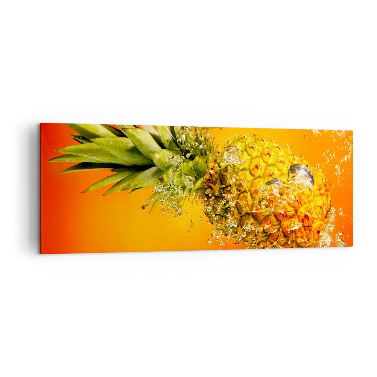 Lærredstryk - Billede på lærred - Tropisk saftig friskhed - 140x50 cm