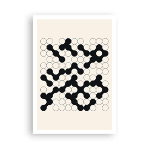 Plakat - Kinesisk spil - variation - 70x100 cm