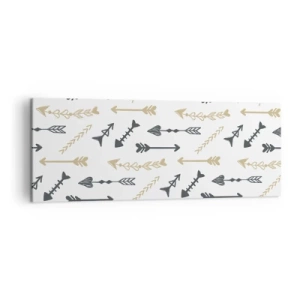 Lærredstryk - Billede på lærred - Skyttens drøm - 140x50 cm