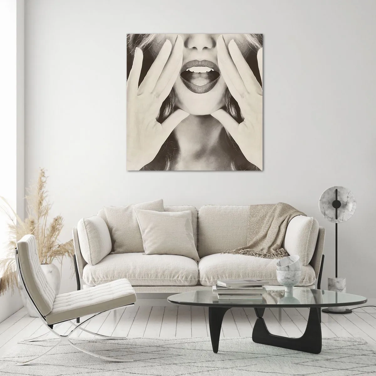 Billede på glas - Jeg er på vej! - 70x70 cm